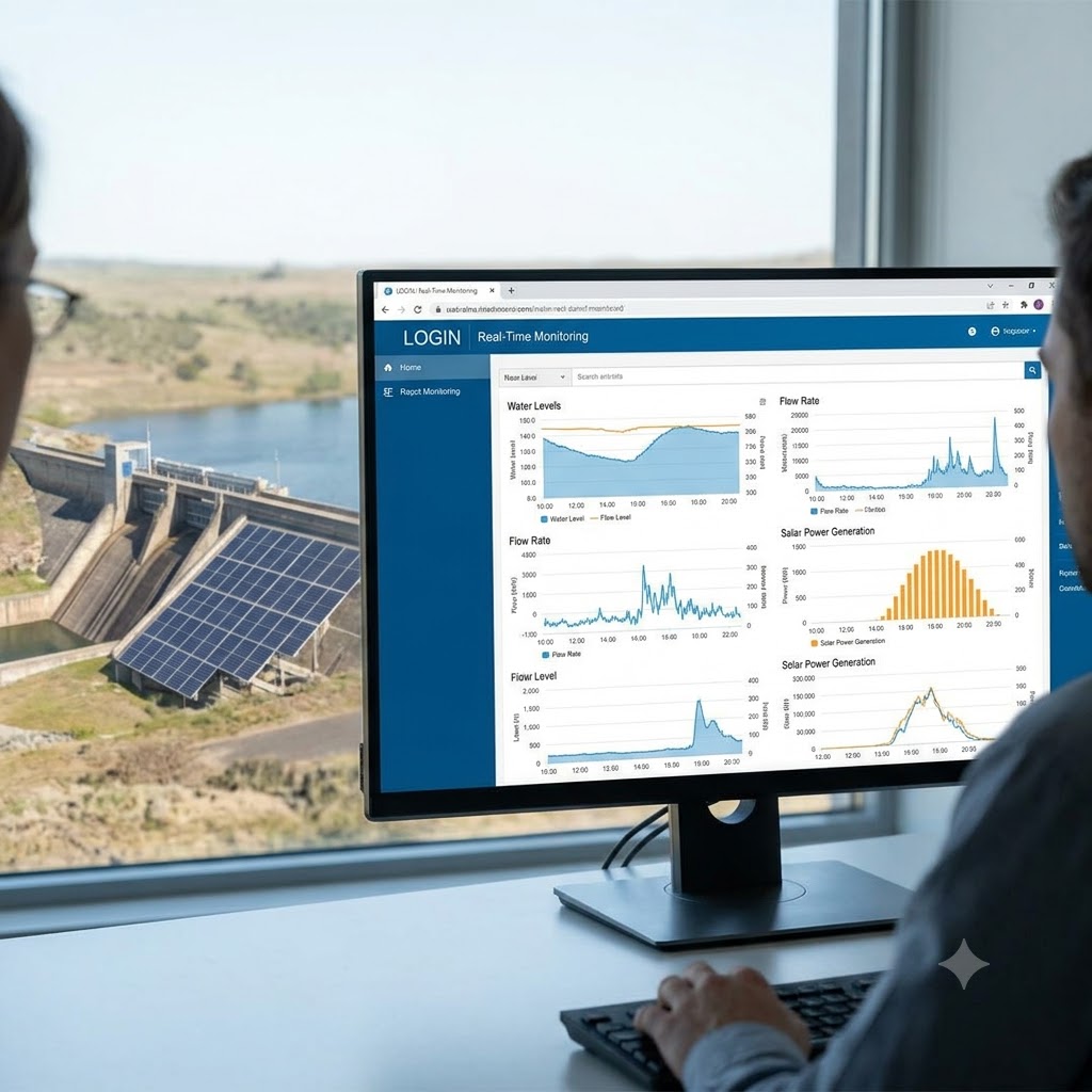 Sistem panel surya dan real-time monitoring